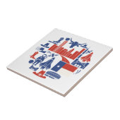 Carreau Icônes de Houston le Texas (Côté)