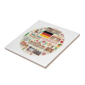 Carreau Icônes de voyage Allemagne (Côté)
