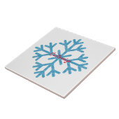 Carreau Icy Blue Snowflake Thunder_Cove (Côté)