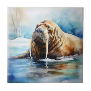 Carreau Icy Water Walrus Serene