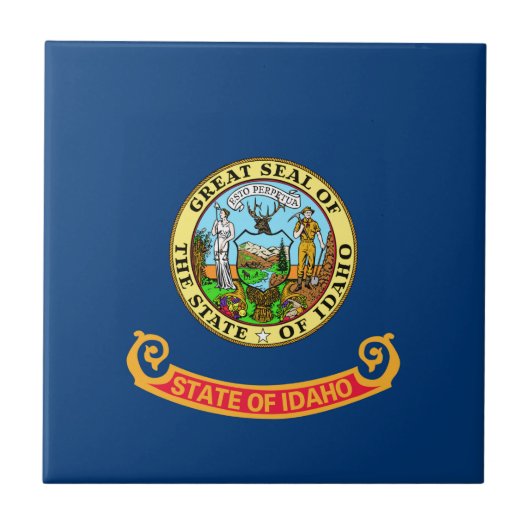 Carreau Idaho State Flag (Devant)