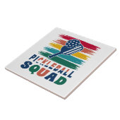 Carreau Idée cadeau des joueurs de Pickleball (Côté)