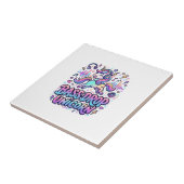 Carreau Idée de cadeau licorne basse drop typographie Des (Côté)