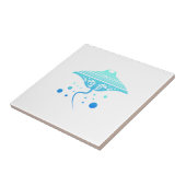 Carreau Idée tribale de cadeau de tatouage de pastenague (Côté)