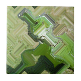 Carreau Iguane vert