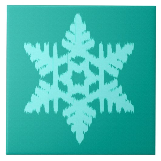 Carreau Ikat Snowflake (Devant)