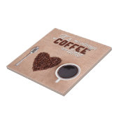 Carreau Il est toujours temps de café (Côté)