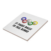 Carreau Il Faut Des Couilles Pour hurler Bingo (Côté)