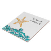 Carreau Il importe à cette une étoile de mer (Côté)