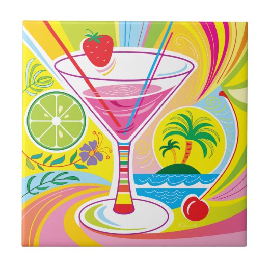 Carreau Île de cocktail (Devant)