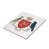 Carreau île de l'emblème de l'homme (Côté)