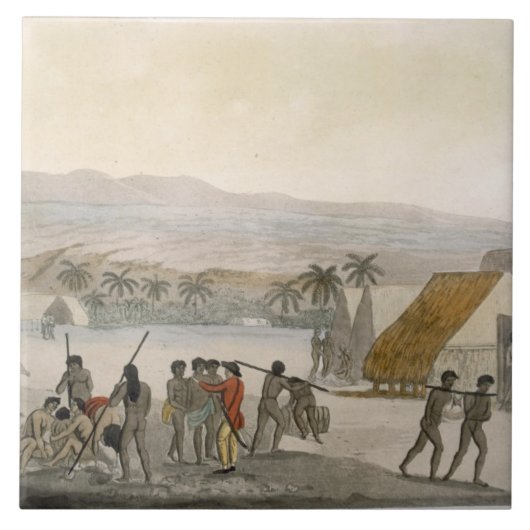 Carreau Îles de sandwich - un occidental négociant pour le (Devant)