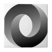 Carreau Illusion optique de cercle impossible (Devant)