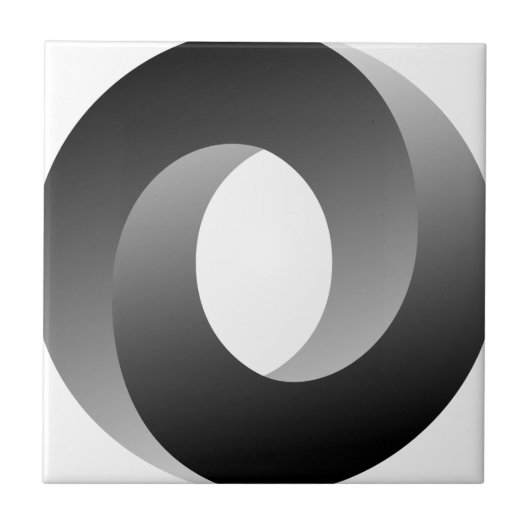 Carreau Illusion optique de cercle impossible (Devant)