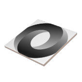 Carreau Illusion optique de cercle impossible (Côté)