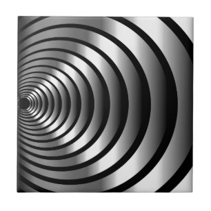 Carreau Illusion optique métallique