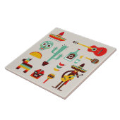 Carreau Illusions culturelles mexicaines (Côté)