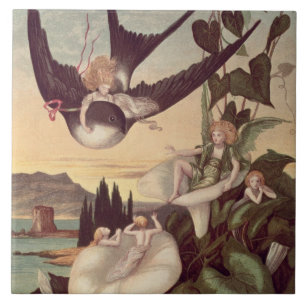 Carreau Illustration à "Thumbkinetta", par le chrétien de