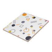 Carreau Illustration cool, unique, tendance, abstraite urb (Côté)