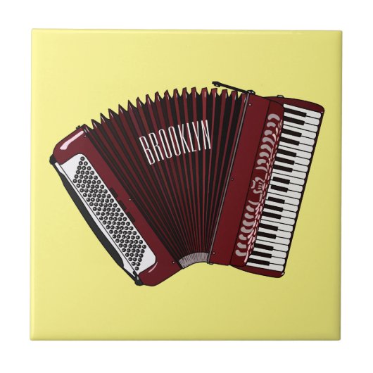 Carreau Illustration d'accordion (Devant)
