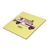 Carreau Illustration d'ambulance (Côté)