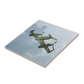 Carreau Illustration d'aviation militaire de vol de warbir (Côté)