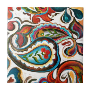 CARREAU ILLUSTRATION DE BOHÈME DE MOTIF