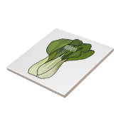 Carreau Illustration de Bok choy (Côté)
