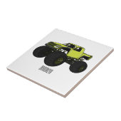 Carreau Illustration de camion monstre (Côté)