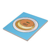 Carreau Illustration de caramel de crème (Côté)