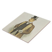 Carreau Illustration de costume britannique, pub. par John (Côté)