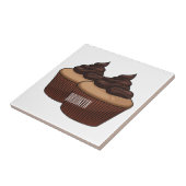 Carreau Illustration de Cupcake (Côté)