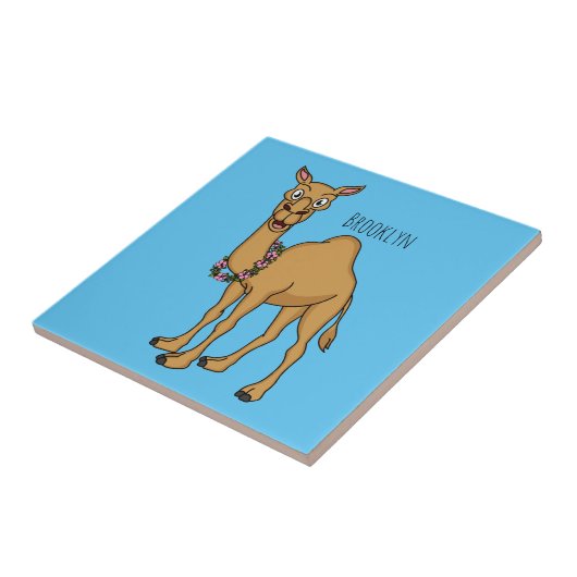 Carreau Illustration de dromadaire (Côté)