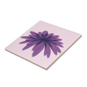 Carreau Illustration de fleur de marguerite violette | Bot (Côté)