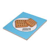 Carreau Illustration de gaufre (Côté)