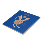 Carreau Illustration de jerboa aux longues oreilles (Côté)