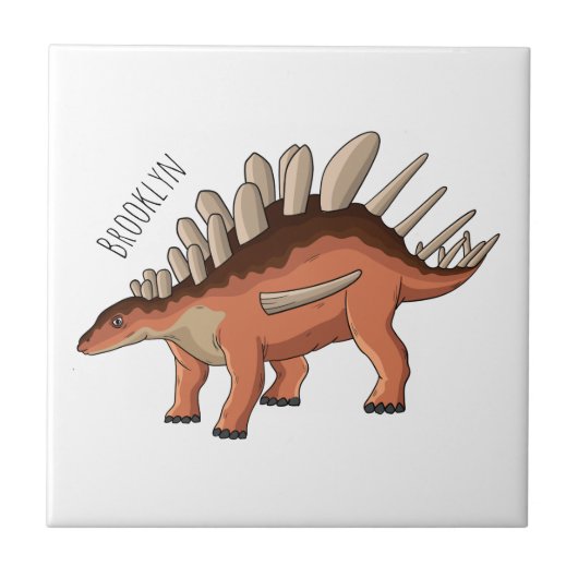 Carreau Illustration de Kentrosaurus (Devant)