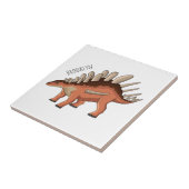 Carreau Illustration de Kentrosaurus (Côté)