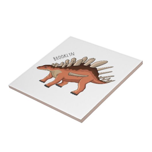 Carreau Illustration de Kentrosaurus (Côté)