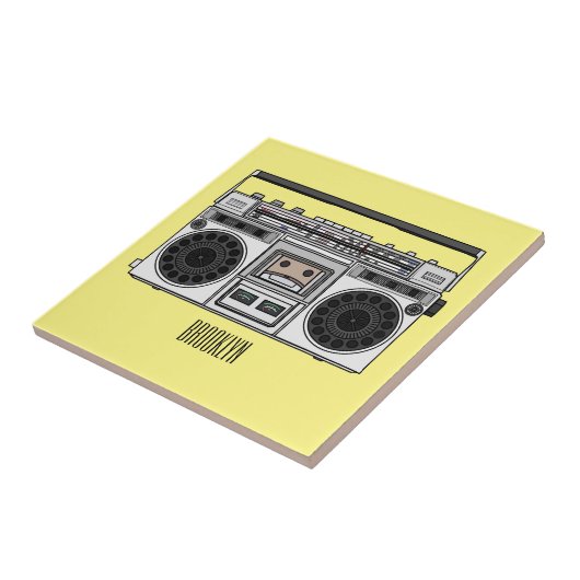 Carreau Illustration de la bande dessinée radio (Côté)