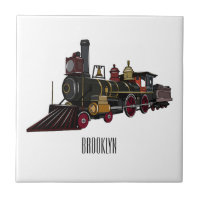 Illustration de la locomotive à vapeur