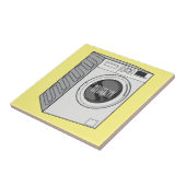 Carreau Illustration de la machine à laver (Côté)