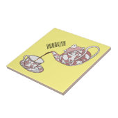 Carreau Illustration de la série Teacup (Côté)