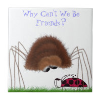 Illustration De L'Araignée Et De La Ladybug