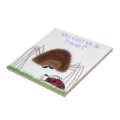 Carreau Illustration De L'Araignée Et De La Ladybug (Côté)