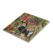 Carreau Illustration de l'esprit de Noël présent Scrooge (Côté)