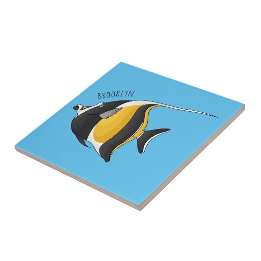 Carreau Illustration de l'idole mauresque (Côté)