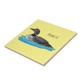Carreau Illustration de Loon bird (Côté)