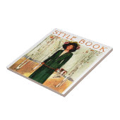 Carreau Illustration de mode du livre de style (Côté)