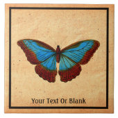 Carreau Illustration de papillon vintage (Devant)